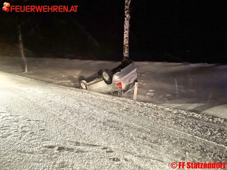 FF Statzendorf: Winterlicher Einsatz
