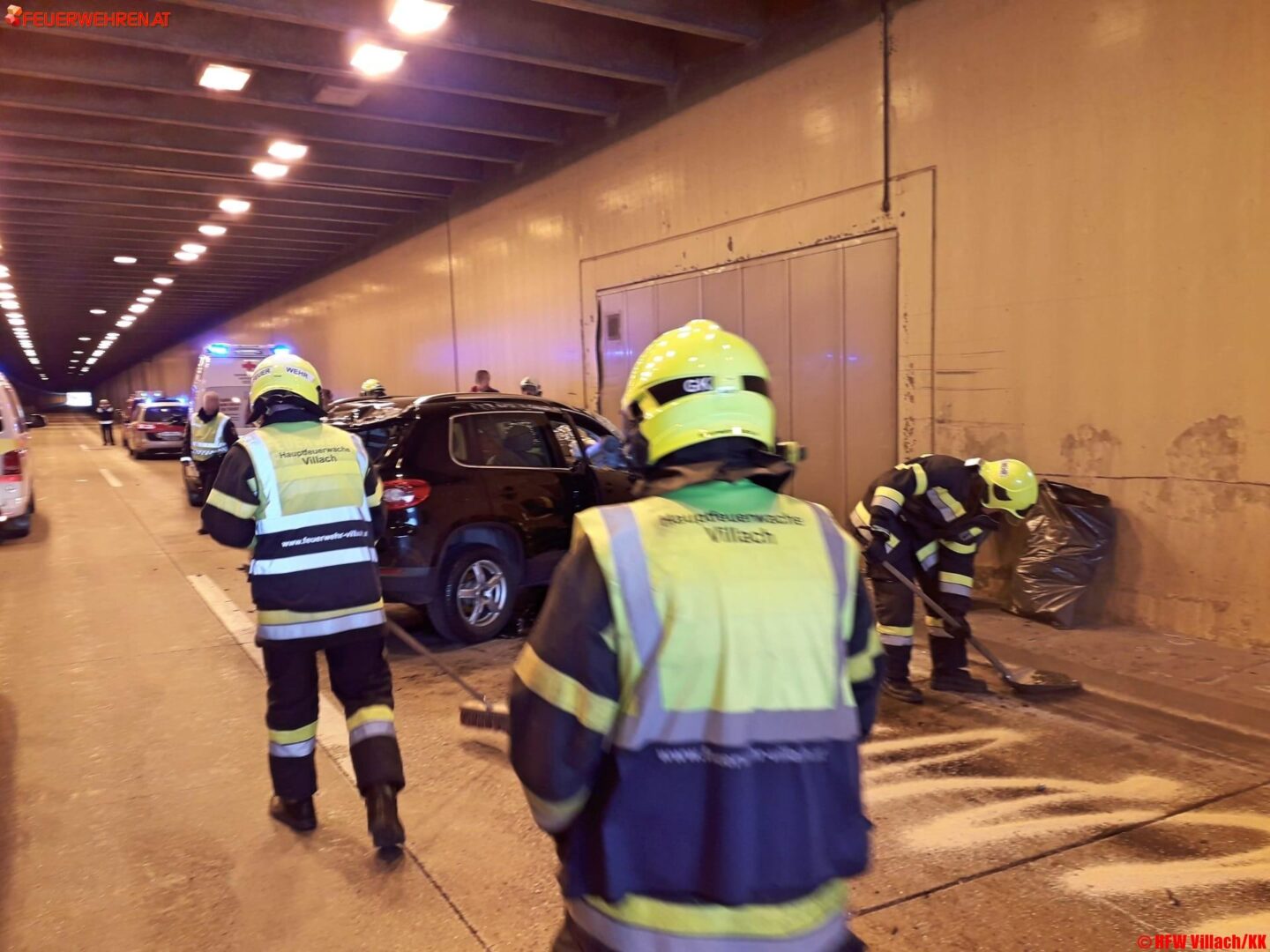 HFW Villach: Verkehrsunfall A10 Tauernautobahn