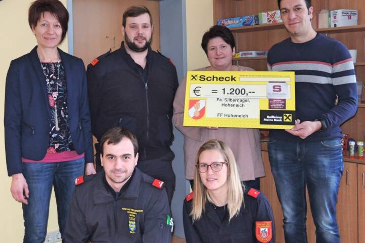 FF Hoheneich: Spenden an Förderzentrum Gmünd übergeben