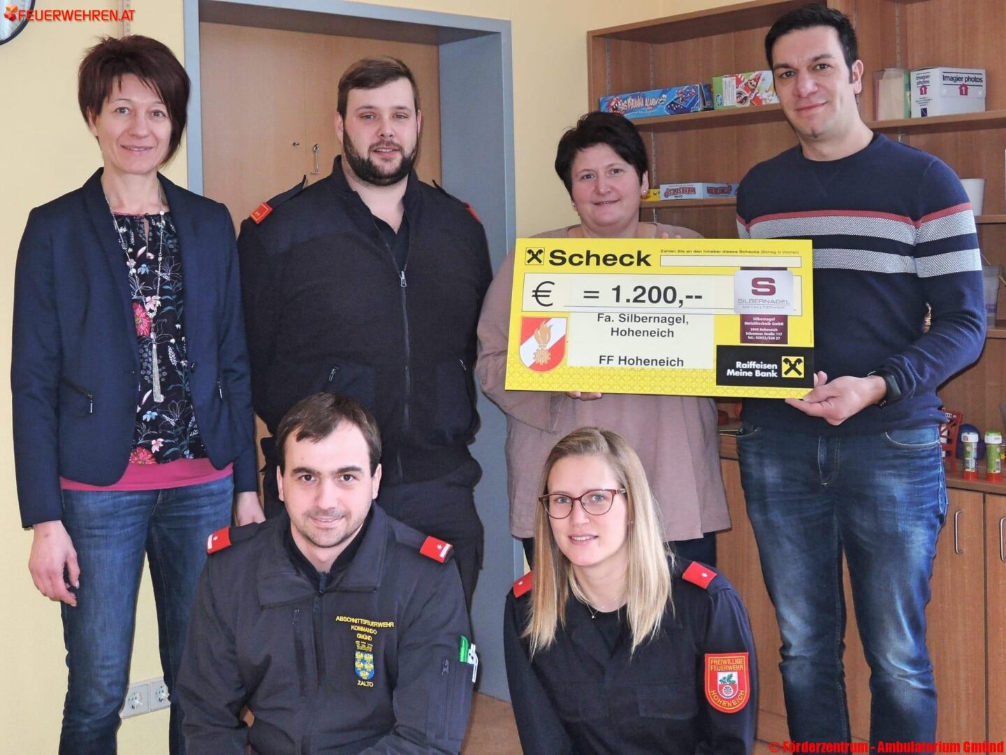 FF Hoheneich: Spenden an Förderzentrum Gmünd übergeben