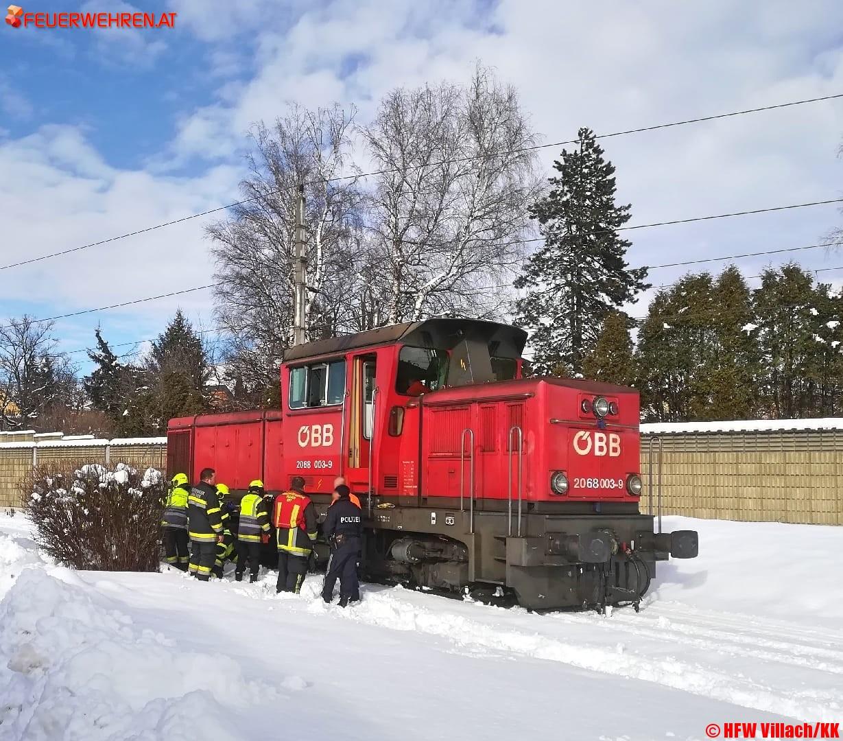 HFW Villach: Dieselaustritt bei ÖBB Lokomotive
