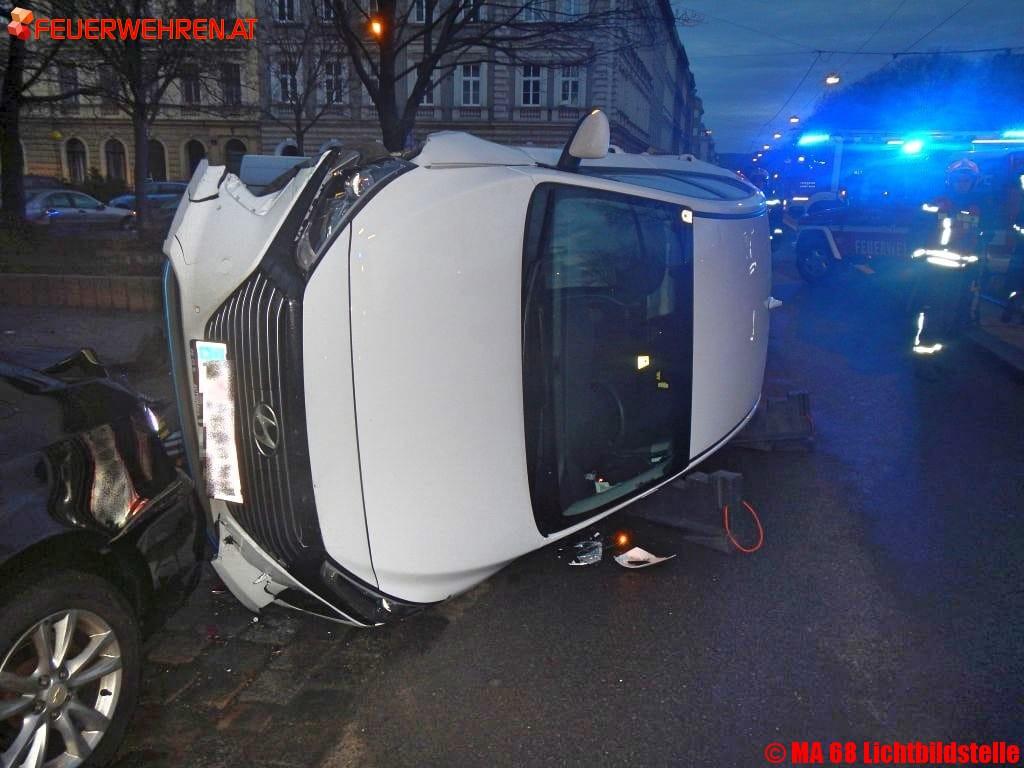 BF Wien: Verkehrsunfall in Wien – Leopoldstadt