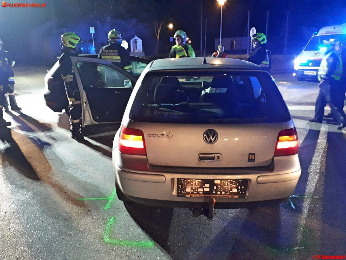 FF Statzendorf: Verkehrsunfall in Rottersdorf