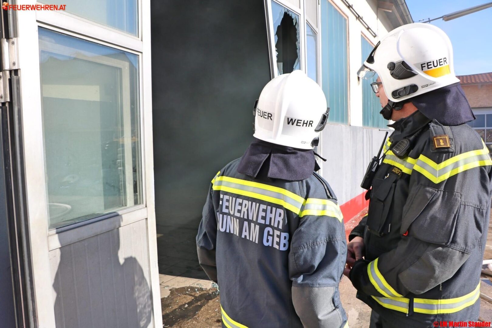 FF Brunn am Gebirge: Vollbrand einer Kfz-Werkstatt verhindert