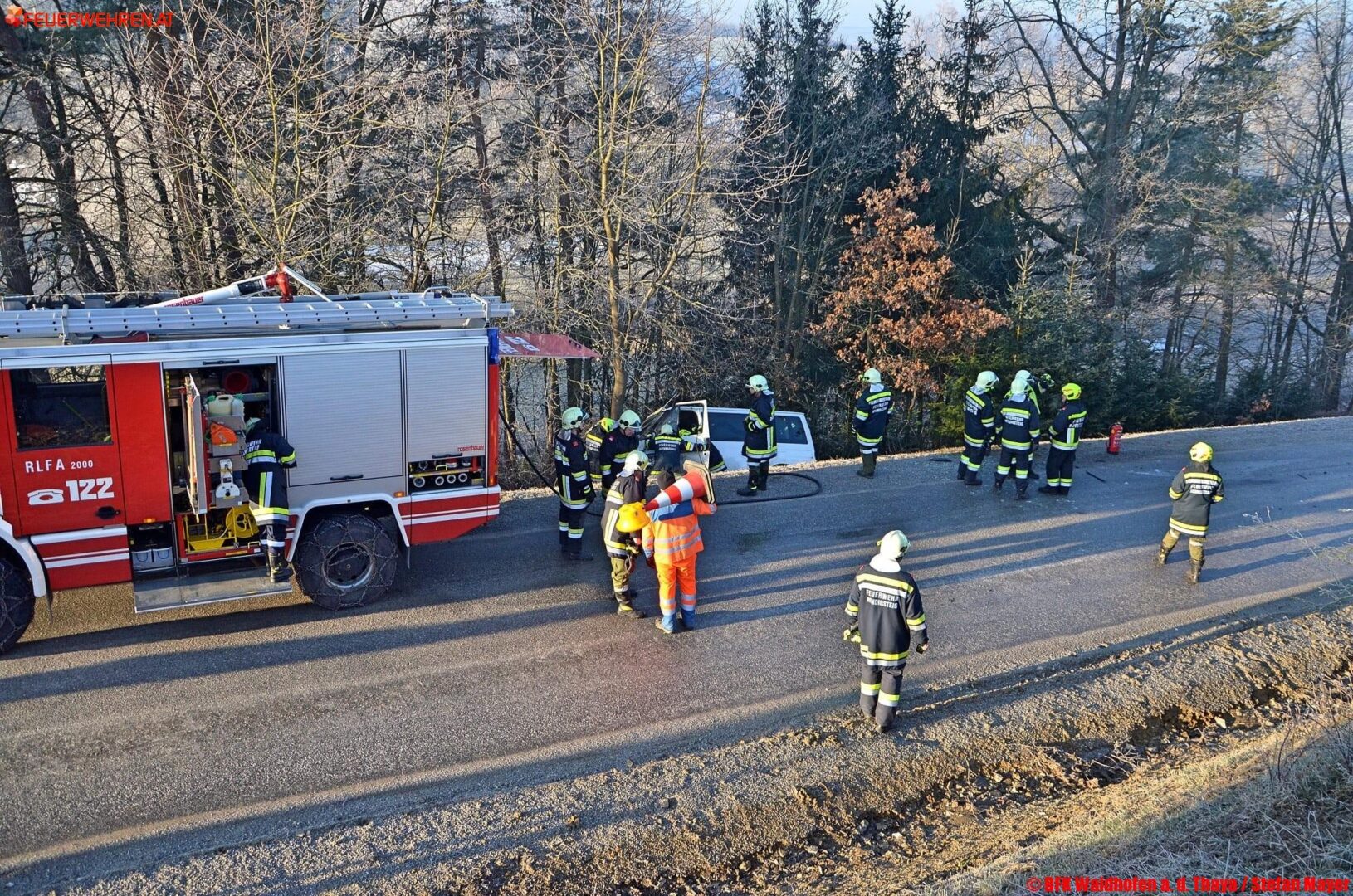 BFK Waidhofen/Thaya: Verkehrsunfall in Windigsteig