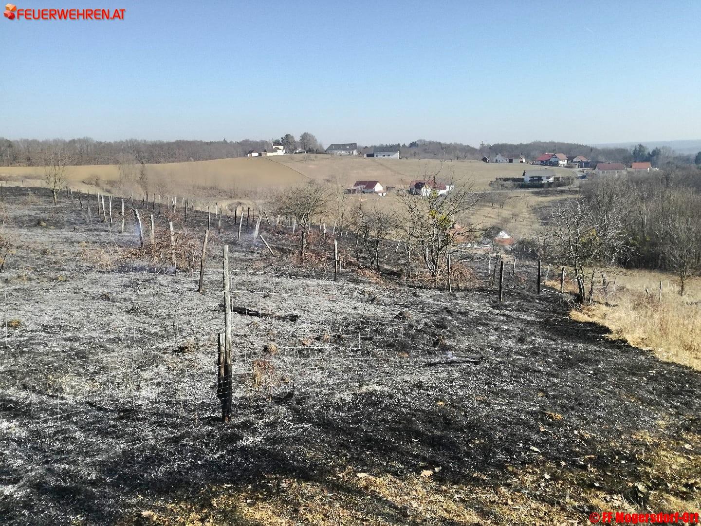 FF Mogersdorf-Ort: Großer Flurbrand