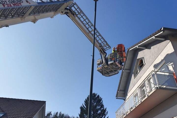 FF Hoheneich: Personenrettung mit Hubsteiger