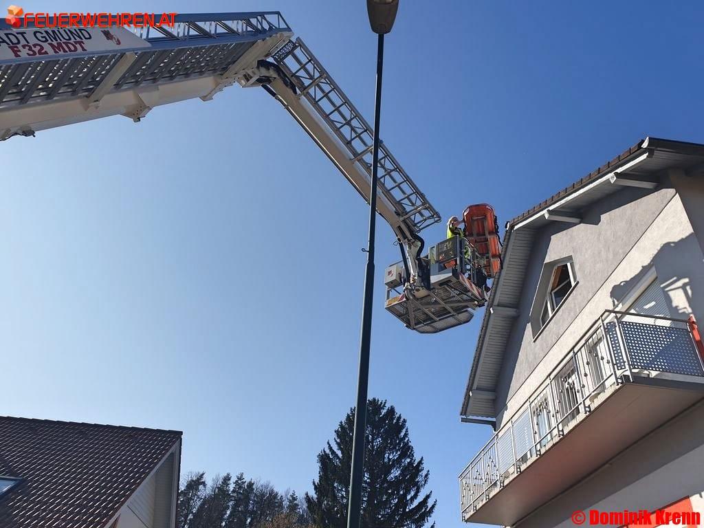 FF Hoheneich: Personenrettung mit Hubsteiger