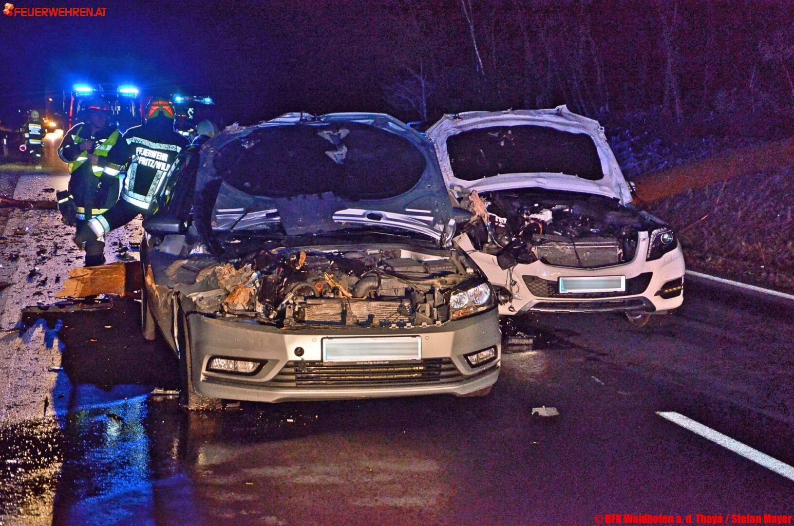 BFK Waidhofen/Thaya: Verkehrsunfall auf der B5