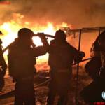 BF Wien: Schilfgedeckte Gebäude in Vollbrand