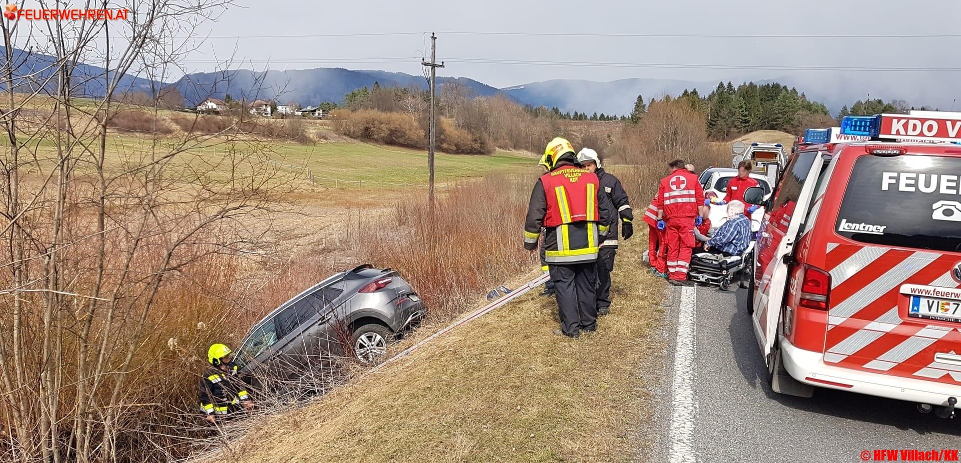 HFW Villach: Verkehrsunfall fordert Verletzten