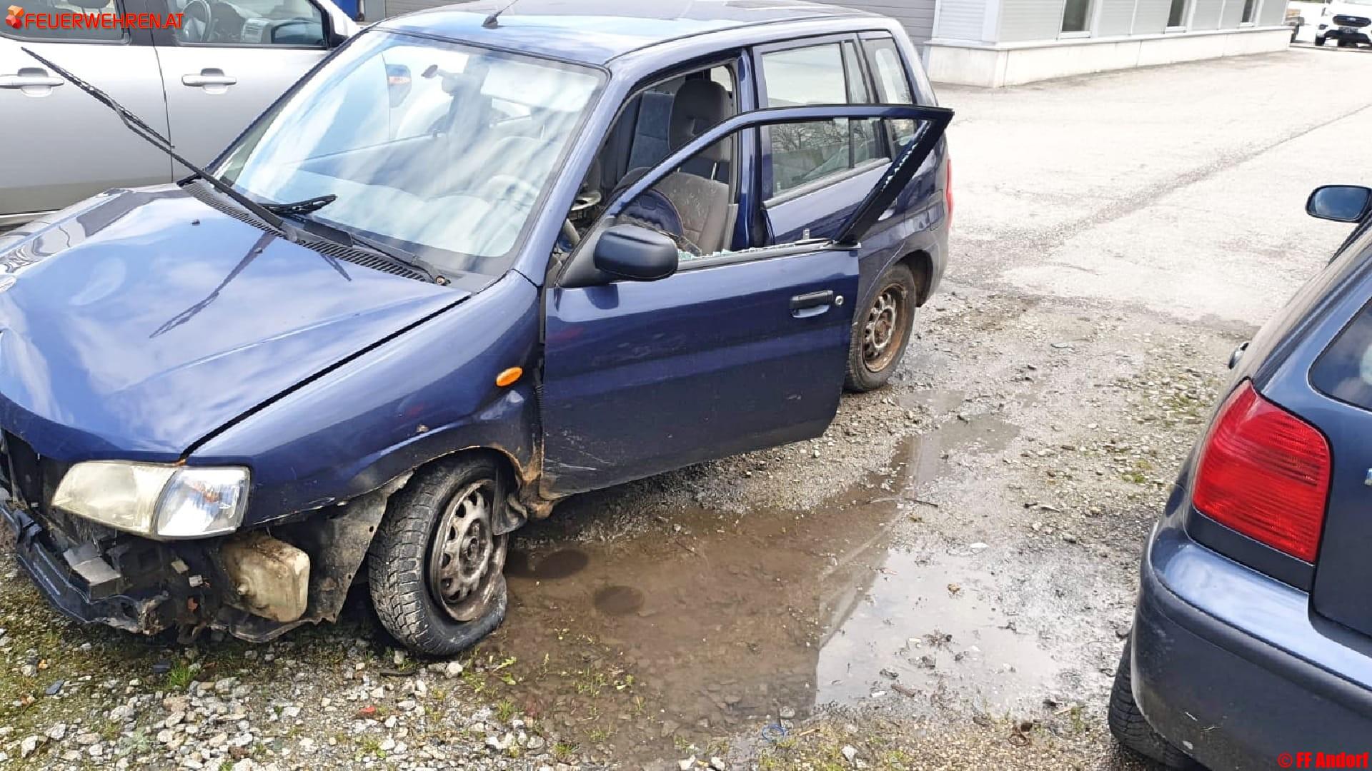 FF Andorf: Verkehrsunfall in Andorf (Am Oberholz)