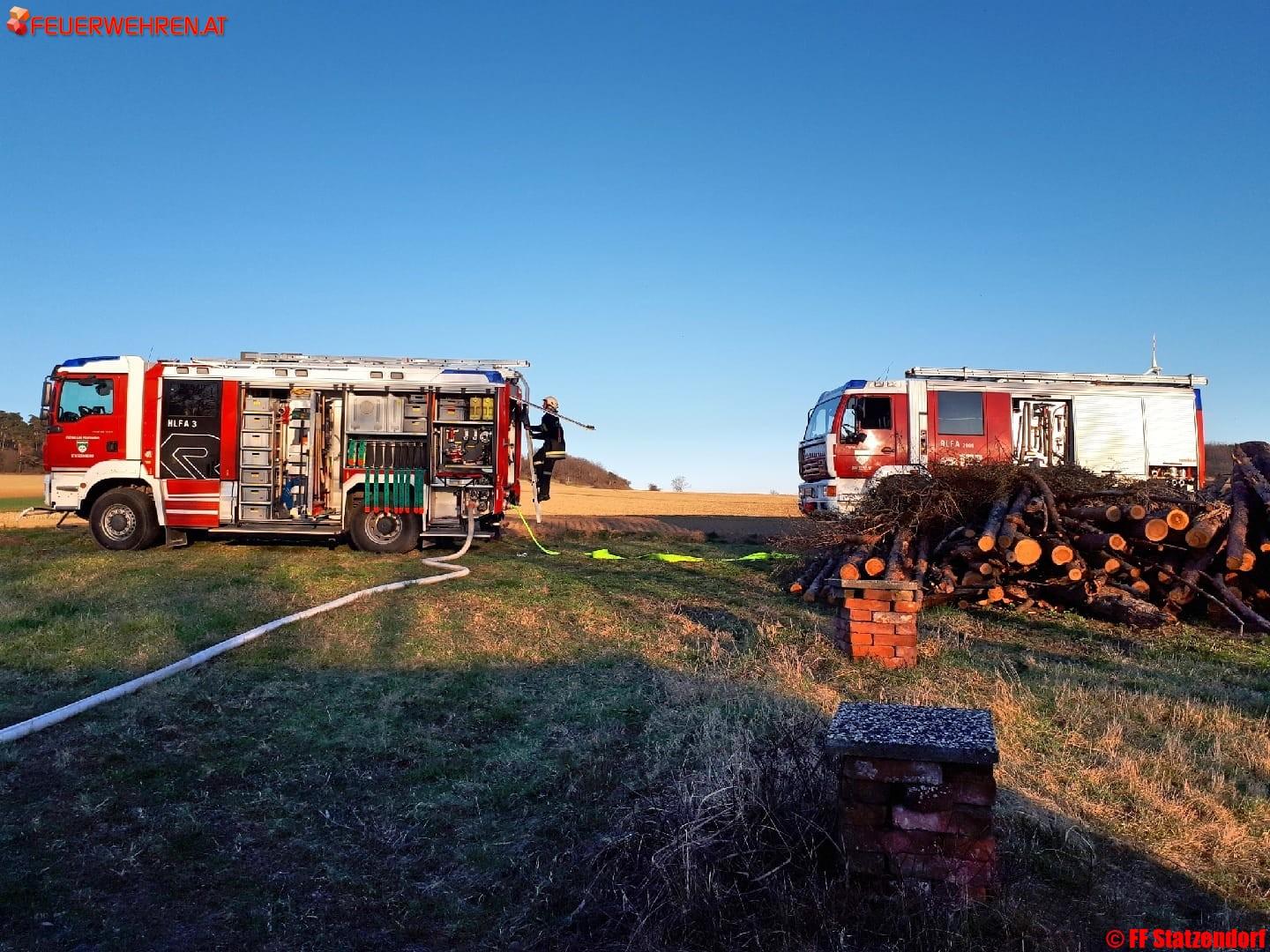 FF Statzendorf: Branddienstübung in Rottersdorf
