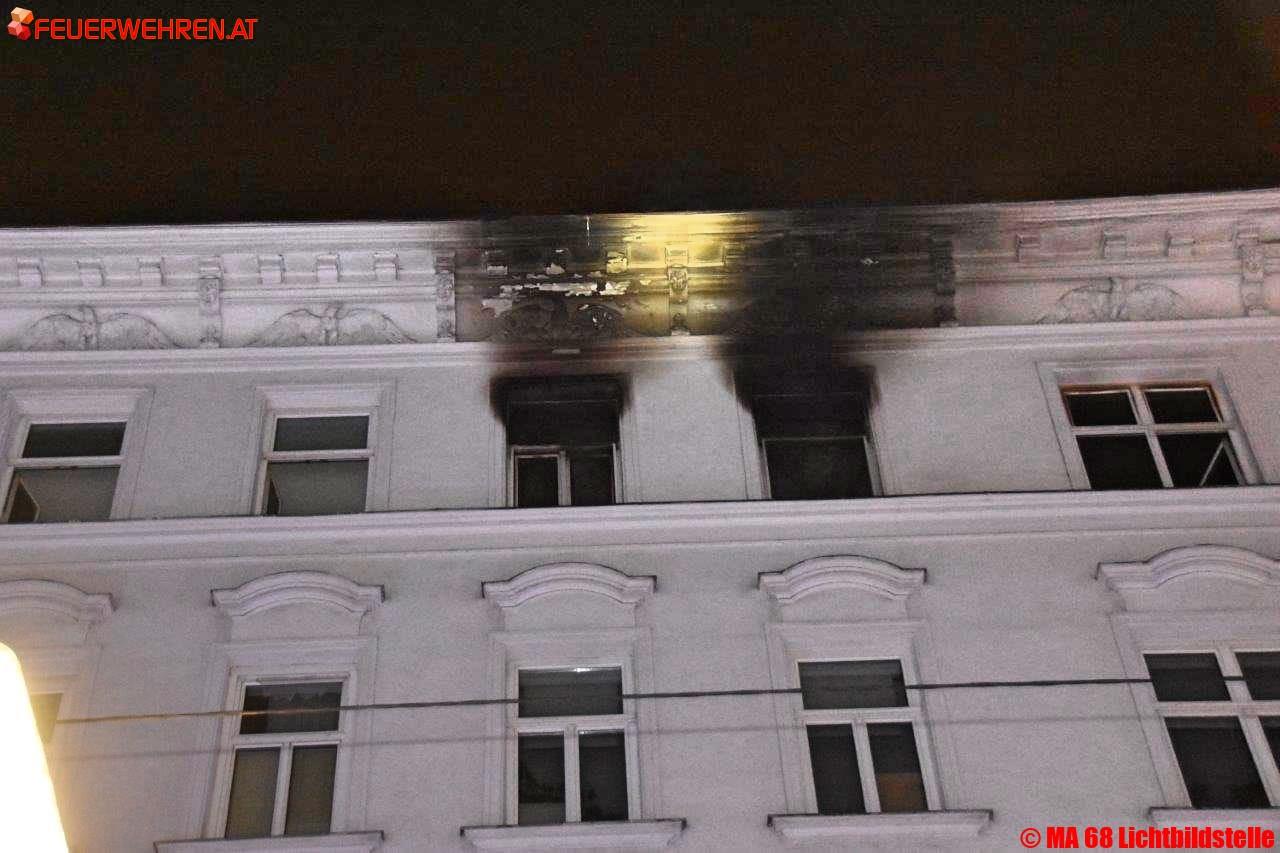 BF Wien: Zimmerbrand mit Todesfolge