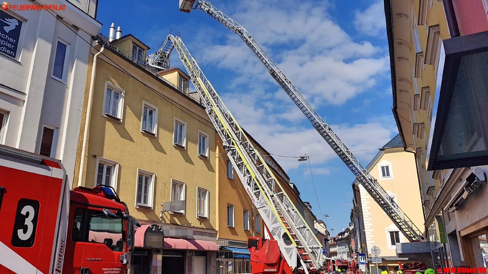 HFW Villach: Küchenbrand in Innenstadtlokal