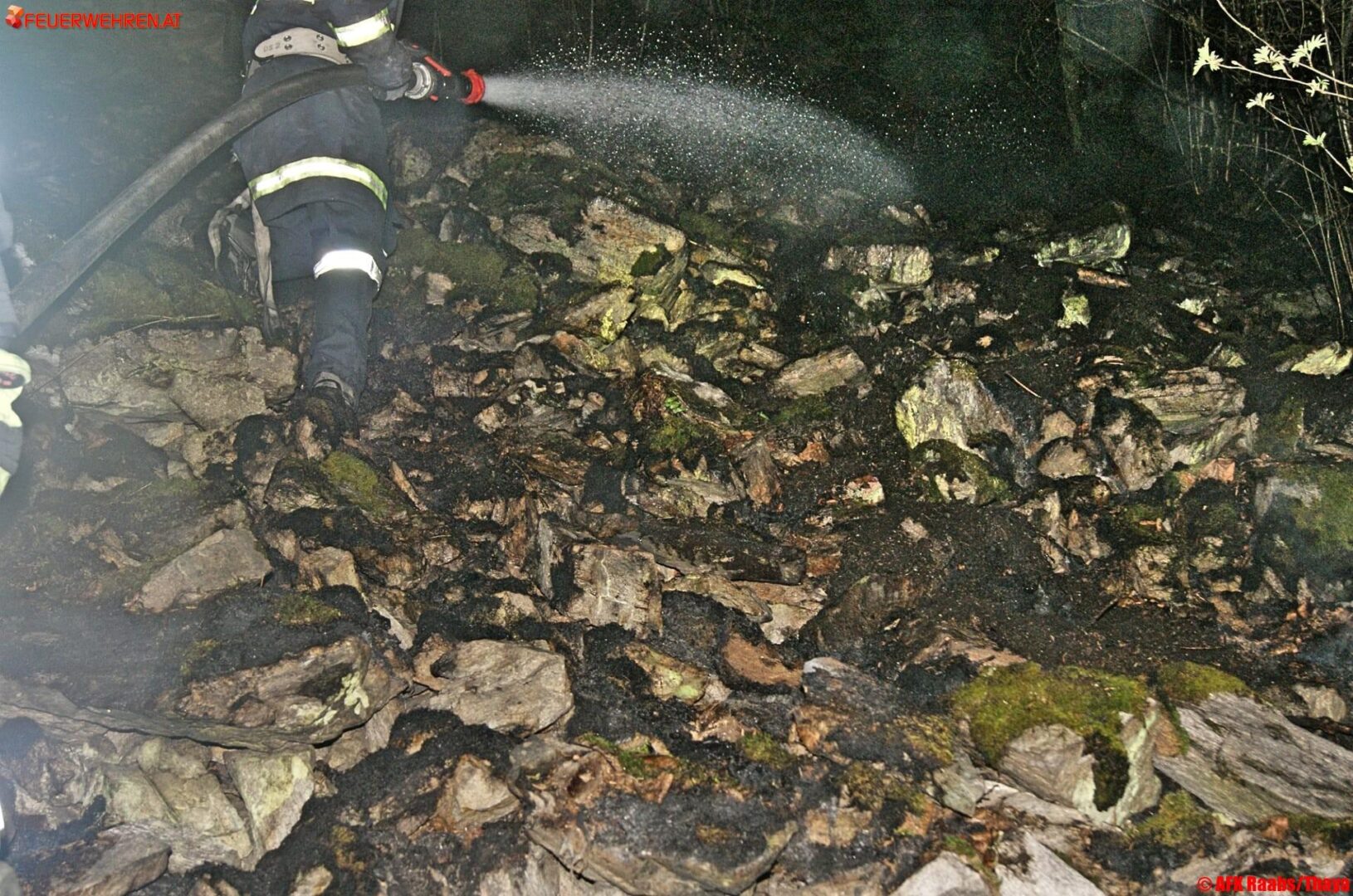 BFK Waidhofen/Thaya: Waldbrand in Kollmitzdörfl