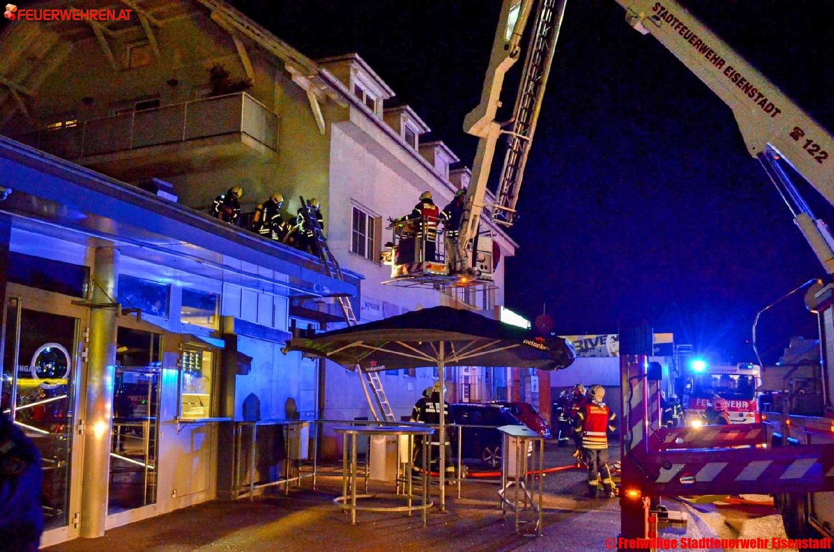 Feuerwehr Eisenstadt: Elektrobrand im James Dean