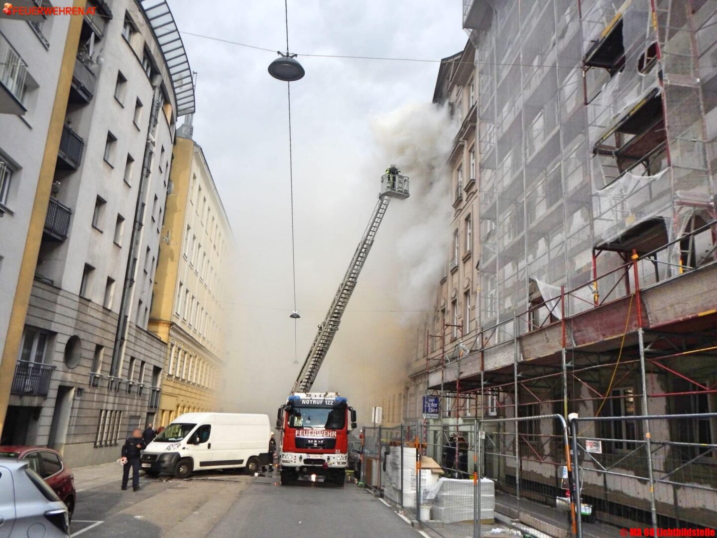 BF Wien: Zimmerbrand in Wien-Favoriten