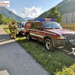 FF Langwies: Verkehrsunfall auf der B145 3