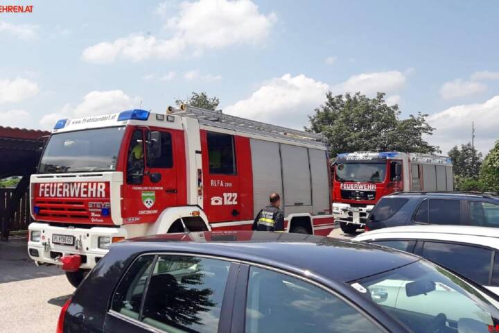 FF Statzendorf: Tierrettung in der Bahnhofstraße