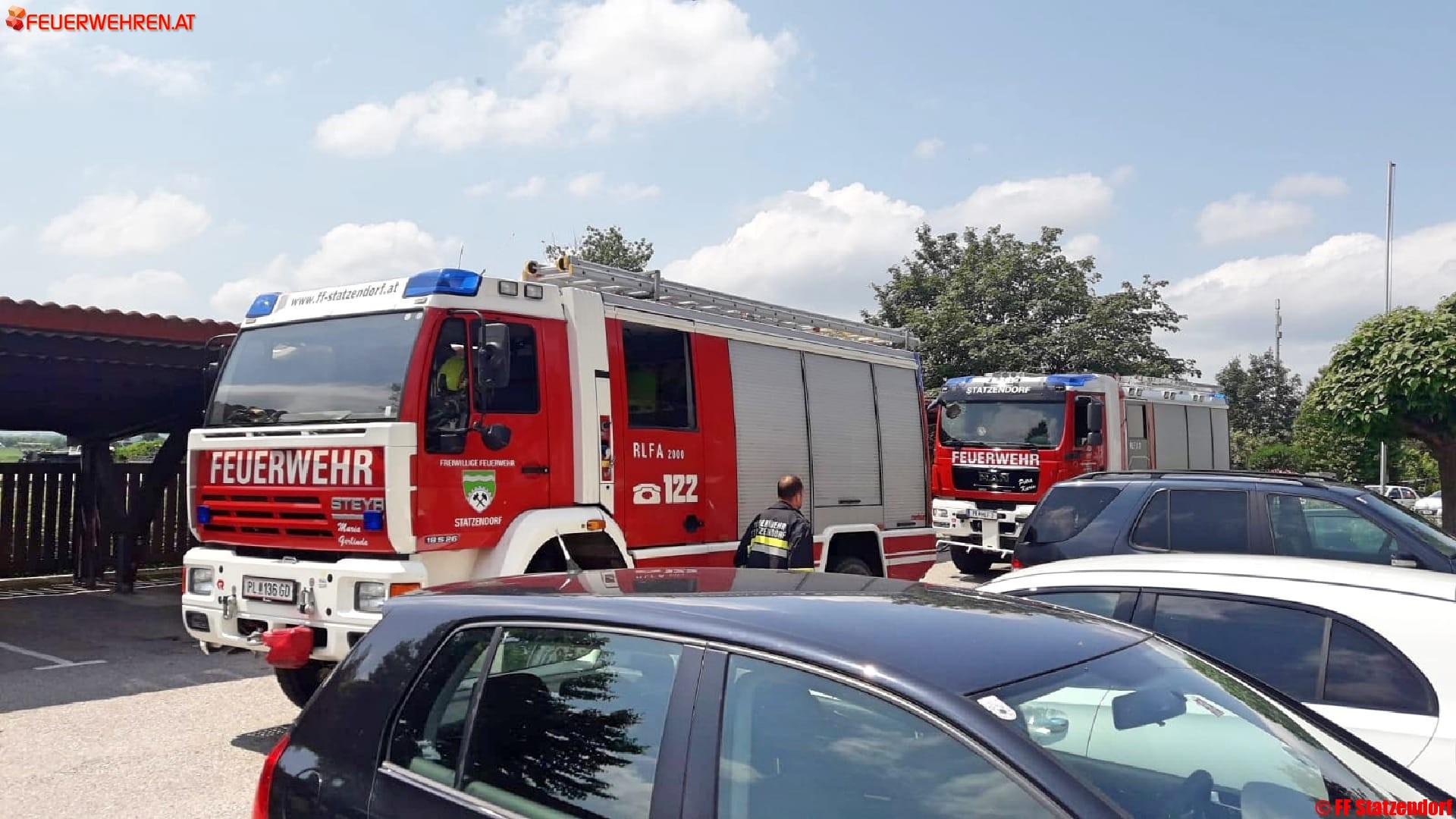 FF Statzendorf: Tierrettung in der Bahnhofstraße