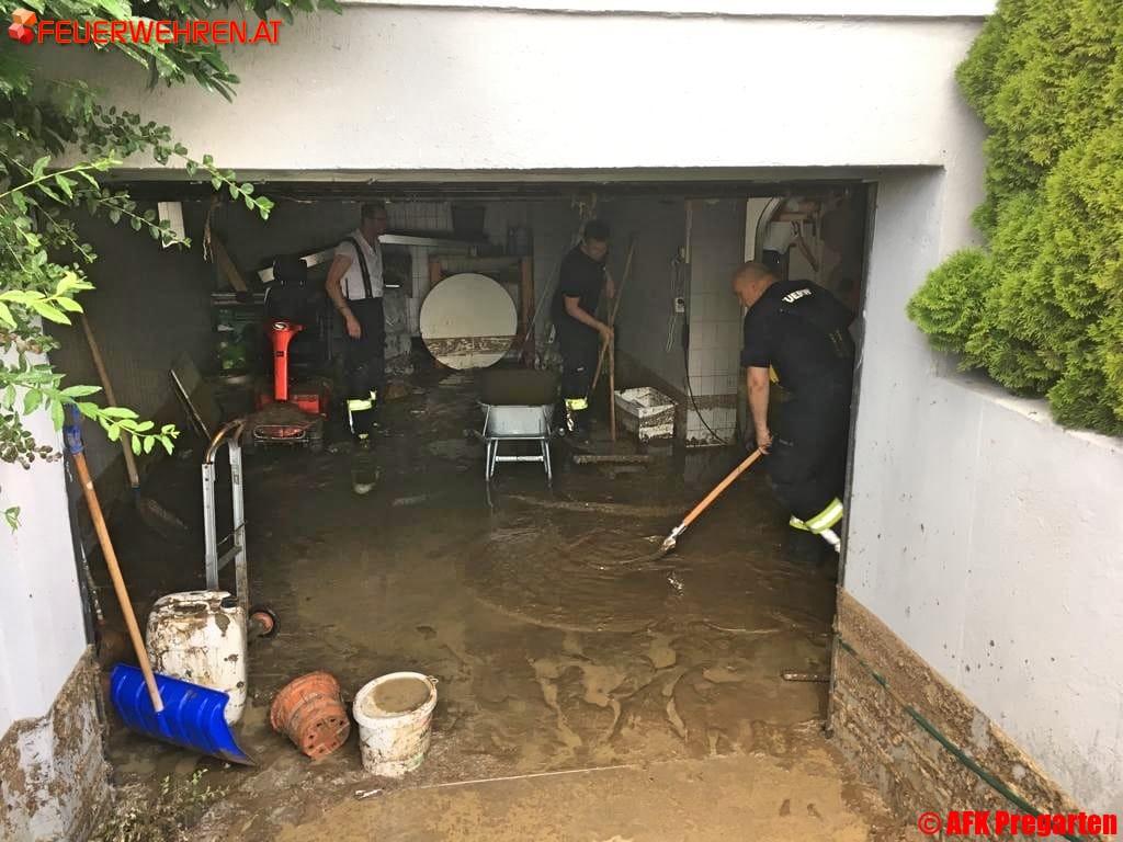 AFK Pregarten: Unwetter zieht über den südlichen Bezirk