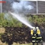 FF Gaweinstal: Fahrzeugbrand A5 Nordautobahn 5
