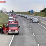 FF Gaweinstal: Fahrzeugbrand A5 Nordautobahn 9