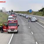 FF Gaweinstal: Fahrzeugbrand A5 Nordautobahn 8