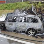 FF Gaweinstal: Fahrzeugbrand A5 Nordautobahn 10
