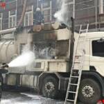 BF Wien: Brennender LKW in Wien – Landstraße