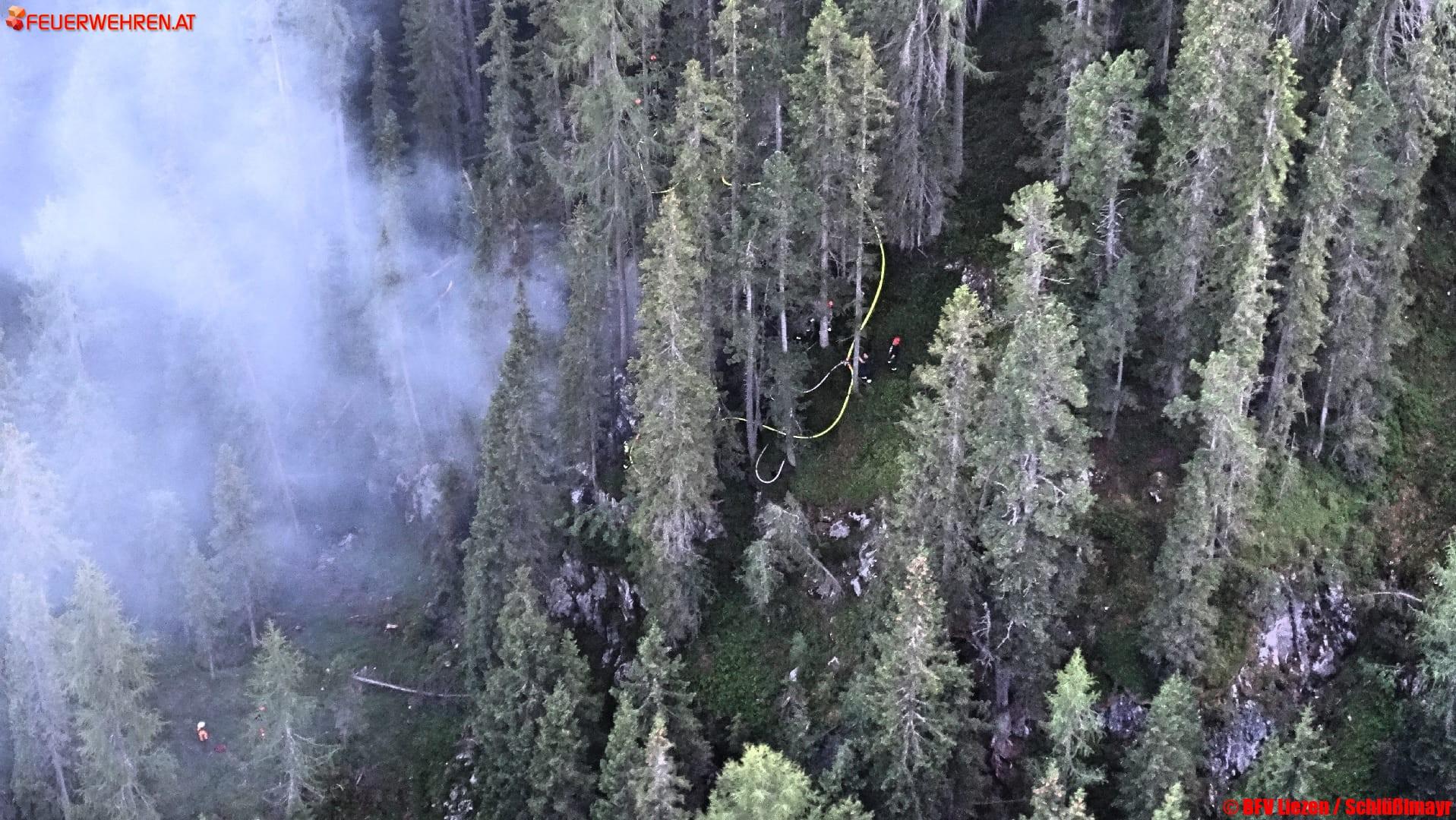 BFV Liezen: Brandalarm nähe Brandalm (Gröbming)