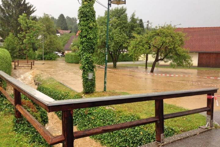 BFV Graz-Umgebung: Unwetter in Berndorf-Hitzendorf