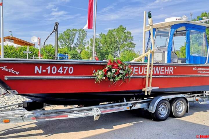 FF Klosterneuburg: Taufe des neuen A-Bootes