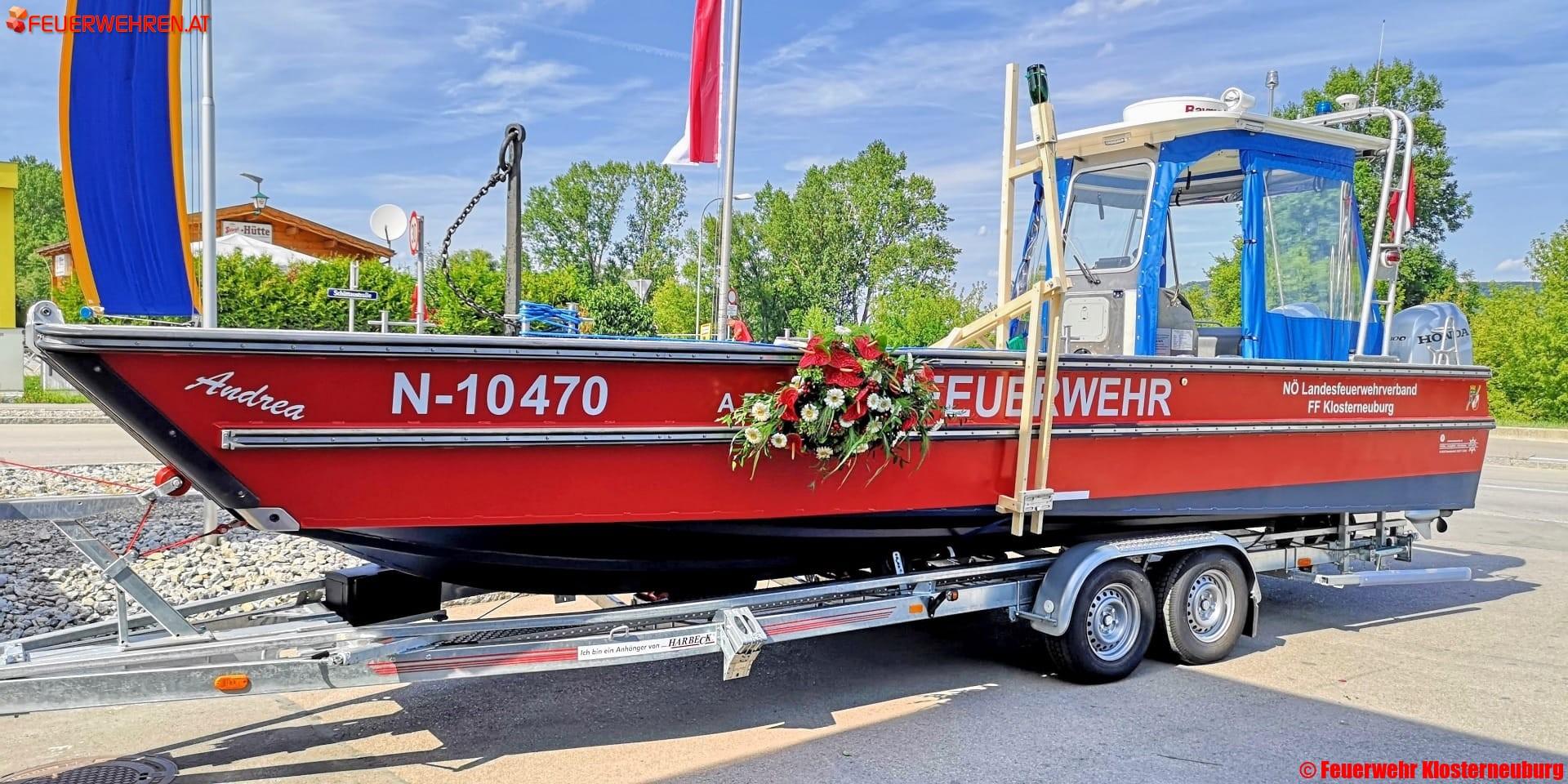 FF Klosterneuburg: Taufe des neuen A-Bootes