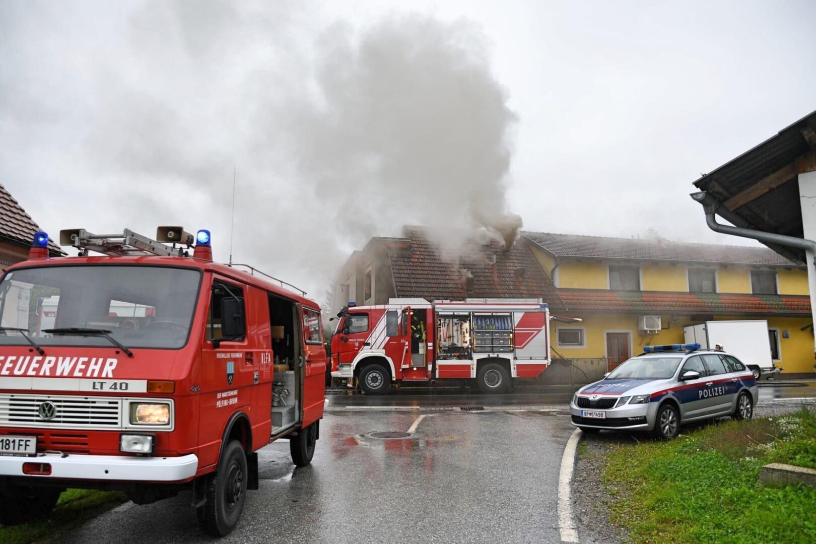 BFV Deutschlandsberg: Küchenbrand in einem Gasthaus