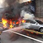 FF Brunn am Gebirge: Einsatzreicher Tag - Fahrzeugbrand ... 1