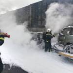 FF Brunn am Gebirge: Einsatzreicher Tag – Fahrzeugbrand …