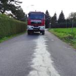 Ölspur und Türöffnung