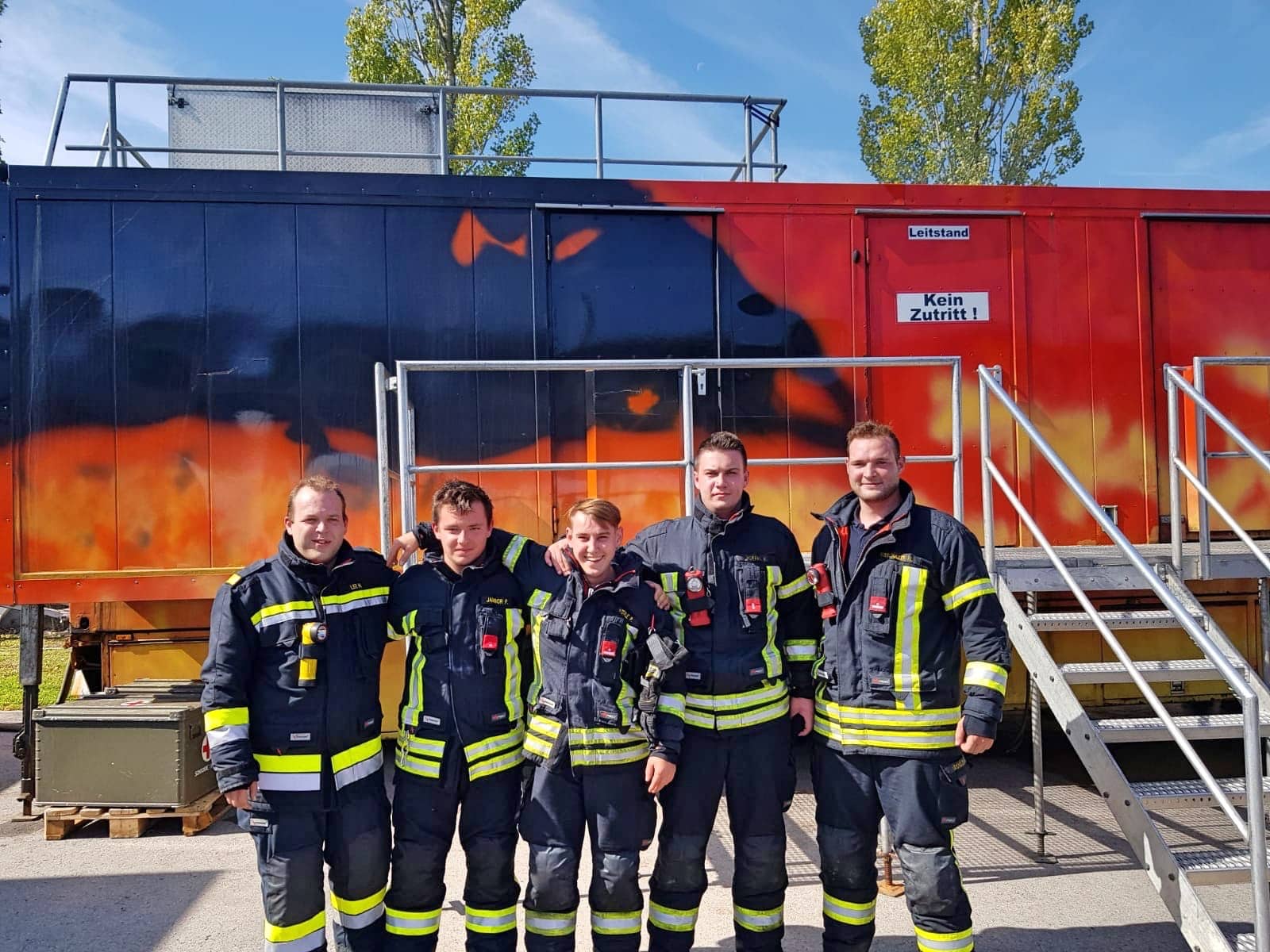FF Klosterneuburg: Heißausbildung Stufe 4