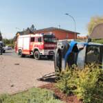 FF Brunn am Gebirge: Spektakulärer Unfall im Ortsgebiet