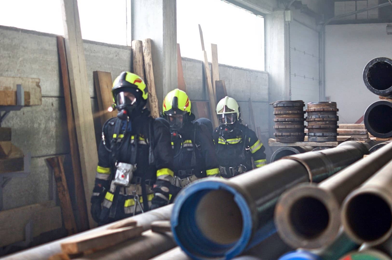 AFK Pregarten: Fordernde Atemschutzübung