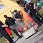 25 Grazer Feuerwehren üben gemeinsam