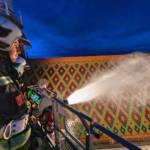 Branddienstübung - Dachstuhlbrand im Stift Klosterneuburg
