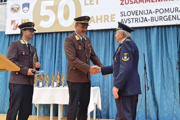 50 Jahre Zusammenarbeit Feuerwehren Österreich Slowenien