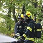 Übung: 70 Feuerwehrmänner löschten Waldbrand