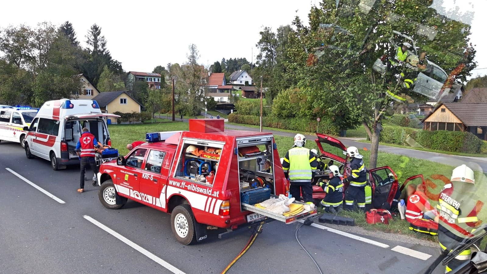 BFV Deutschlandsberg: Verkehrsunfall in Eibiswald