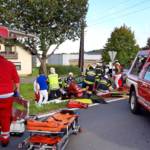 Schwerer Verkehrsunfall in Eibiswald fordert drei Verletzte