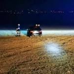 Nächtliche Fahrzeugbergung