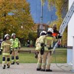 FF Lechaschau: Feuerwehrübung in der Volksschule